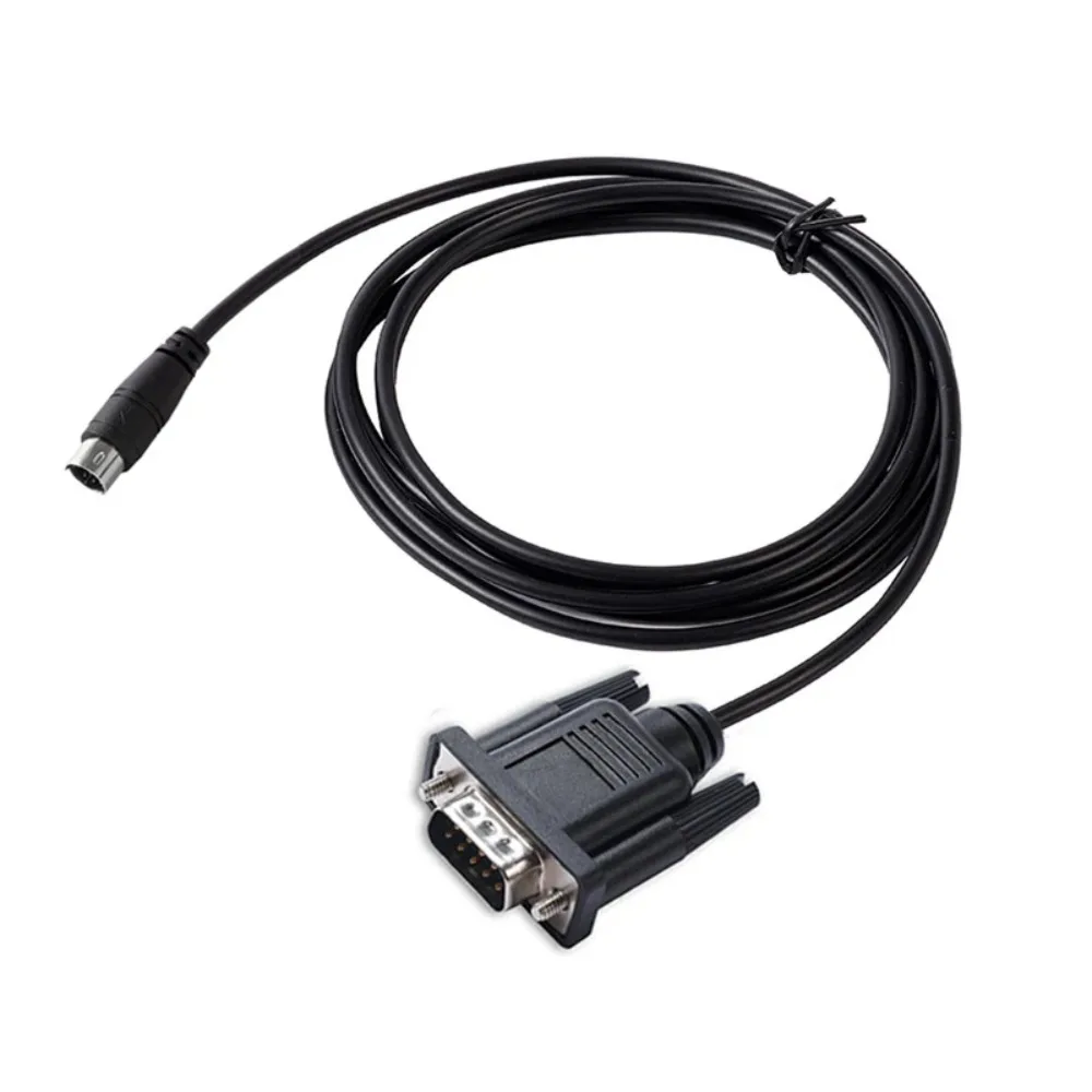 Custom Pinout DB9 Male to Mini DIN 5P Male RS232 Serial Communication Cable