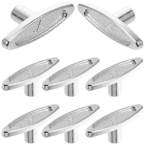 뮤지컬 박스 윈드 키 회전 손잡이, 시계 작업 T 모양 바, 트위킹 장난감 교체, 10mm, 20mm, 8 개