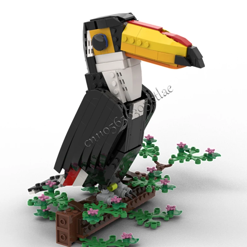 523 PCS Animal Toco Toekan MOC Aanpassen Modulaire Bouwsteen Kids Technologie Populaire Baksteen Educatief DIY Speelgoed Verjaardagscadeau