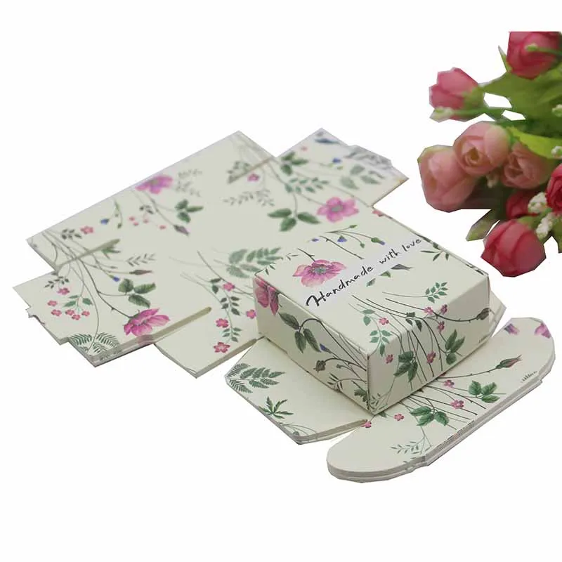 10pc NEW DIY Butterfly  Stars/Flowers Gift Box 5.5*5.5*2.5cmhandmade gifts wrapping box