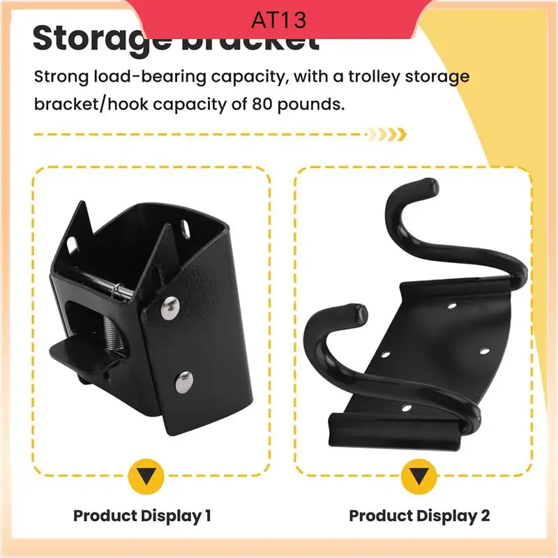 

AT13 Wheelbarrow Storage Bracket/Hook For Most Wheelbarrows And Heavy Construction Types, For Garden, Shed Or Workshop