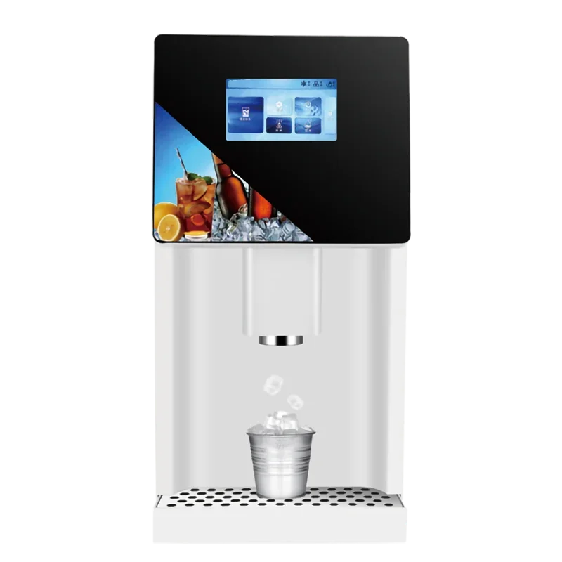 50kg/24H Ice Cube Maker Business Home Commercial Use Ice Machine 220v Nugget Ice Machine