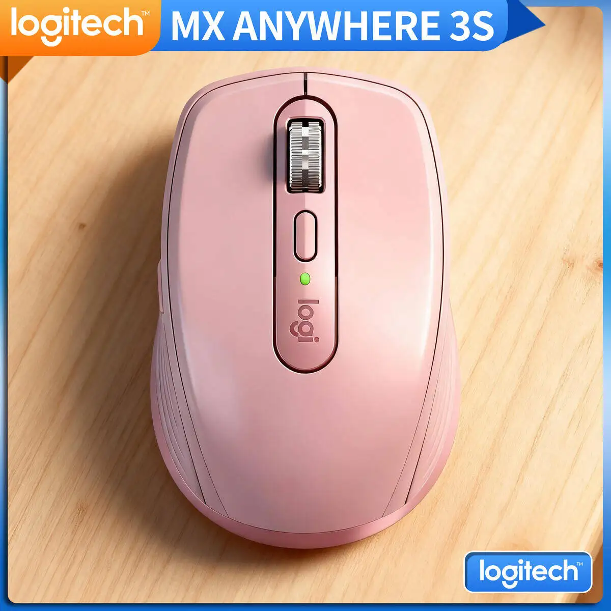 

Logitech MX Anywhere 3S Portable Bluetooth Mouse High Accuracy Sensor Fast Scrolling for Business Office Travel