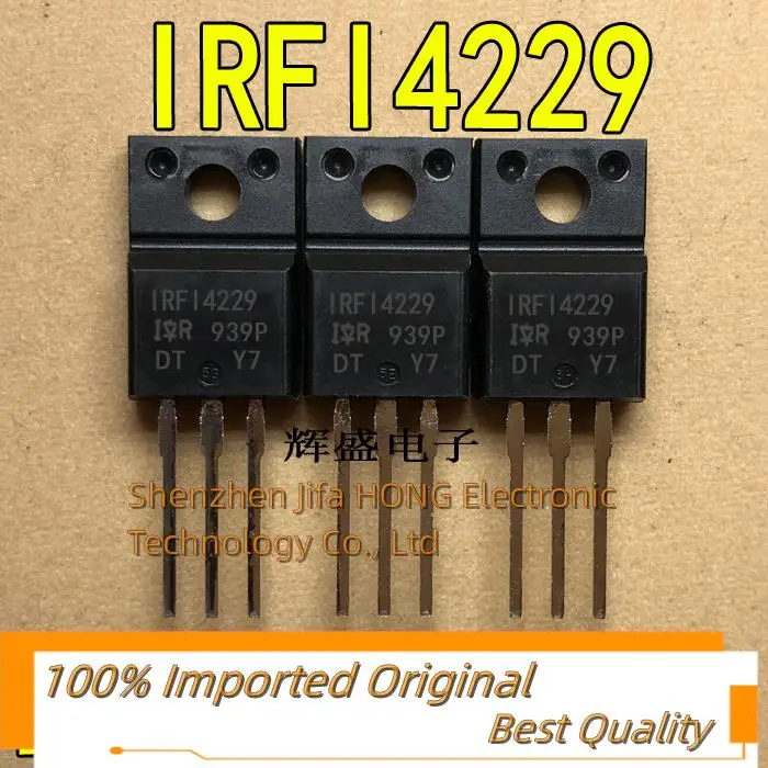 10PCS/Lot  IRFI4229 IRFI4229PBF IR TO-220F MOSFET 19A 250V N-Channel  Best Quality