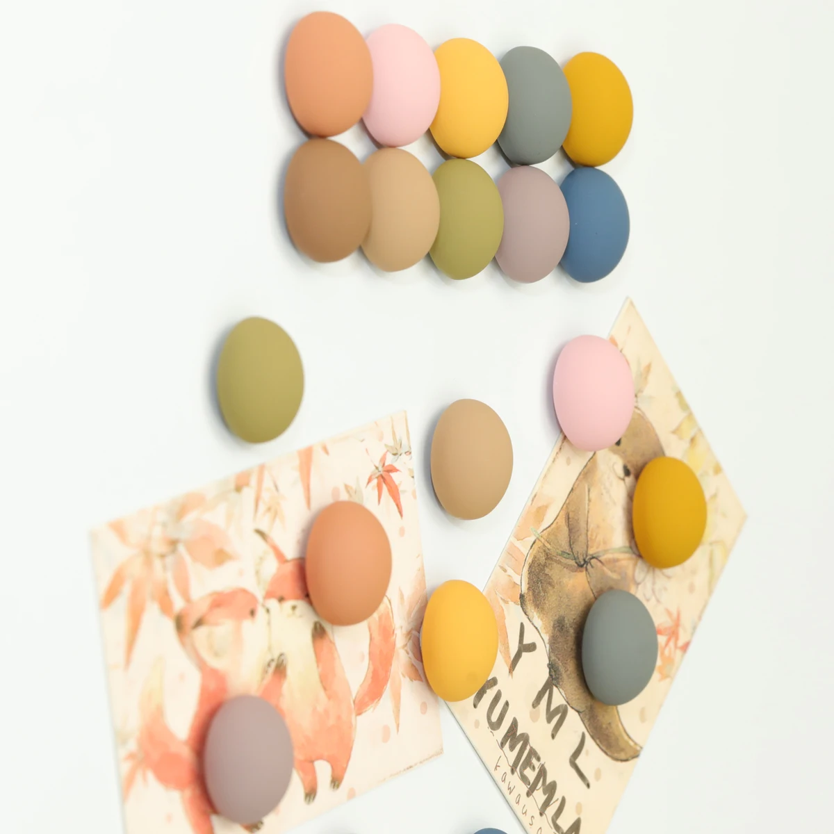 Refrigerator Magnets, Message Board Adhesive Stickers, Macaron-Colored Decorations, Home Kitchen Decorations, Whiteboard Adhesive Stickers, Office Supplies