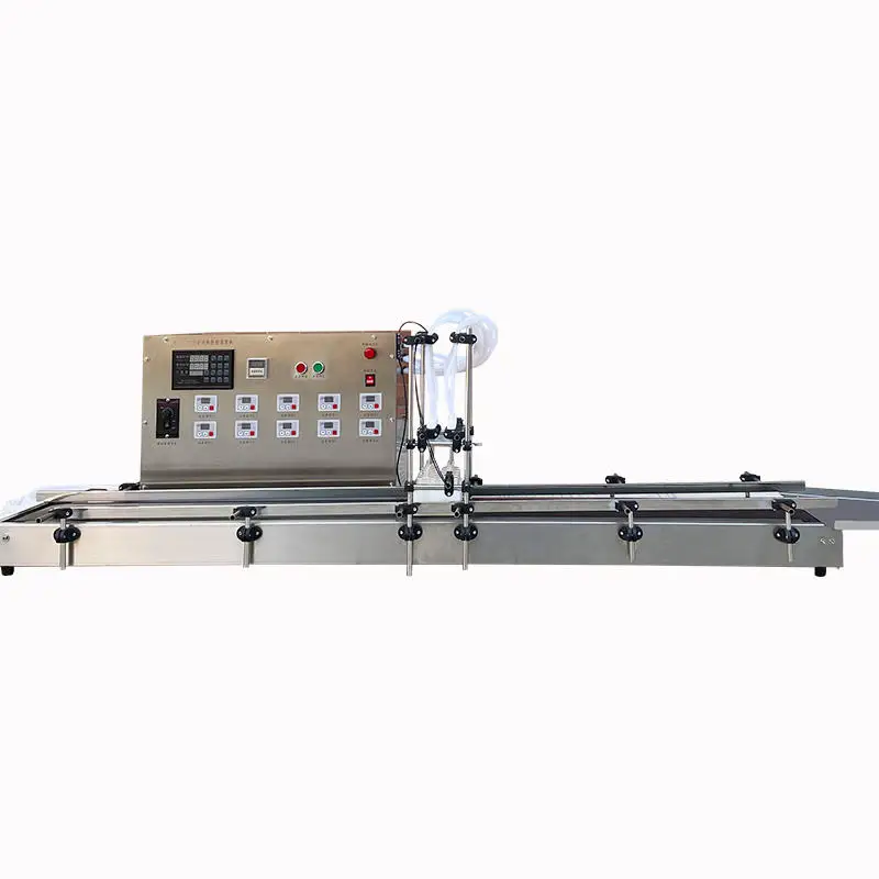 

Automatic 4 Nozzle Desktop Liquid Filling Machine Milk Perfume Detergent Soy Sauce Filler Peristaltic Pump Filling Machine