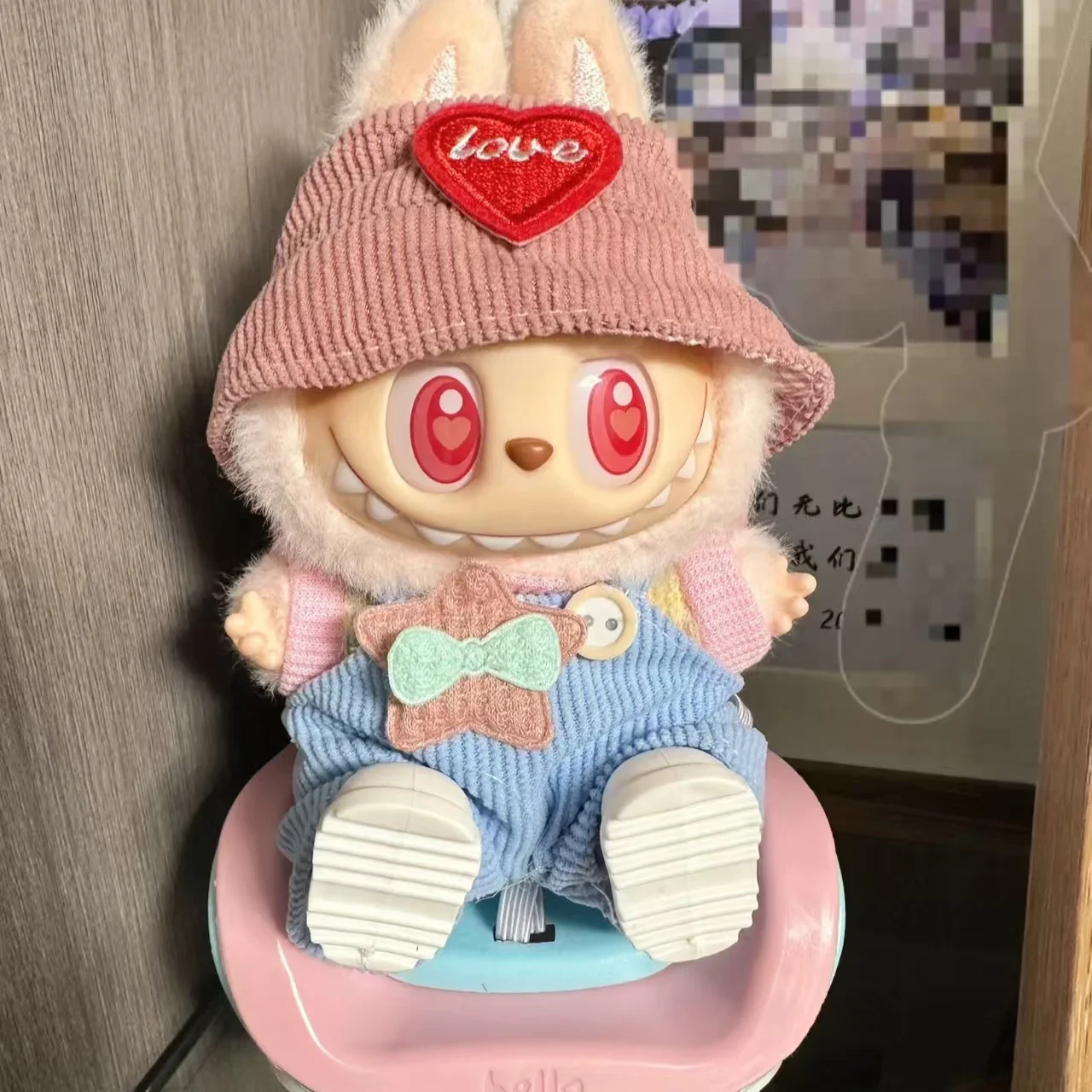 

Комбинезон для куклы Labubu v1/v2/v3, 17 см, модный костюм, комбинезон, цветная кукольная одежда, рубашки, брюки, шорты, комбинезон