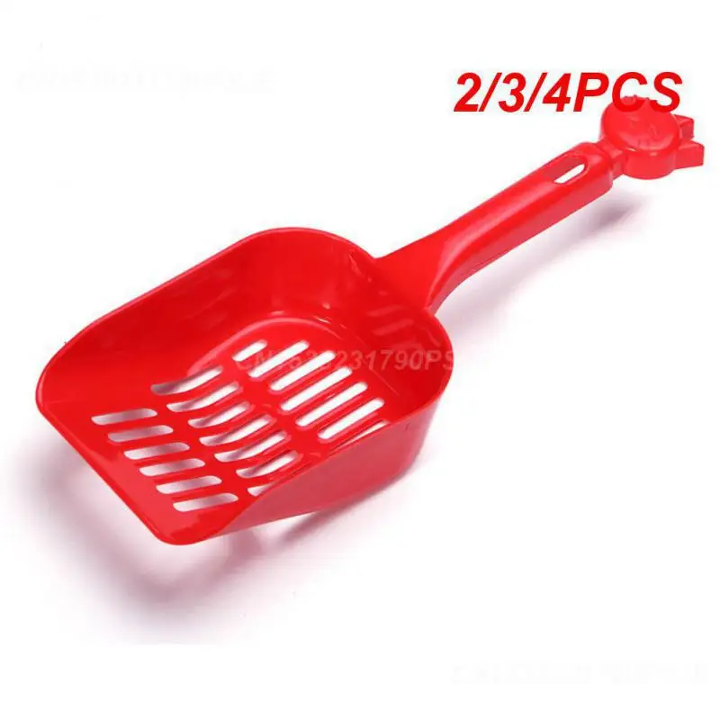 2/3/4PCS Eco-friendly Thick High-quality Pet Cleaning Tool Thick Plastic Leak-proof Bestselling Cat Litter Shovel High-quality