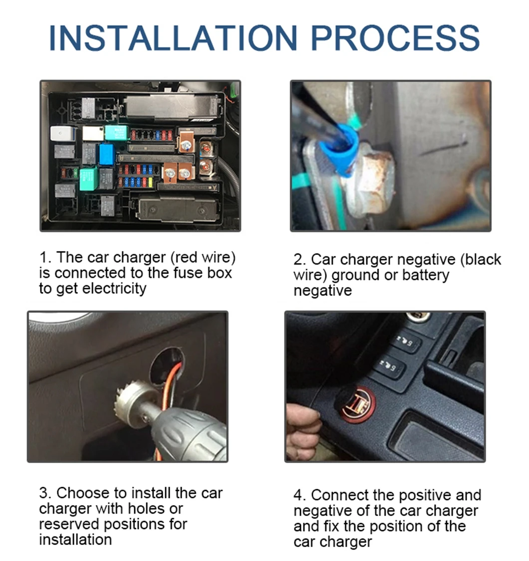 12V waterproof car cigarette lighter socket, Copper terminal car boat motorcycle tractor power socket, car accessories