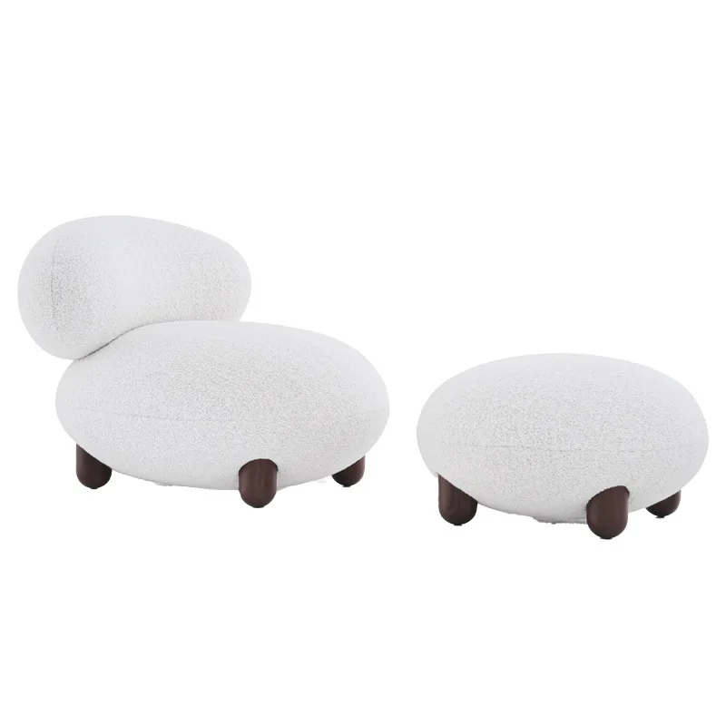 Sala de estar estudo quarto sofá cadeira creme vento maquiagem fezes