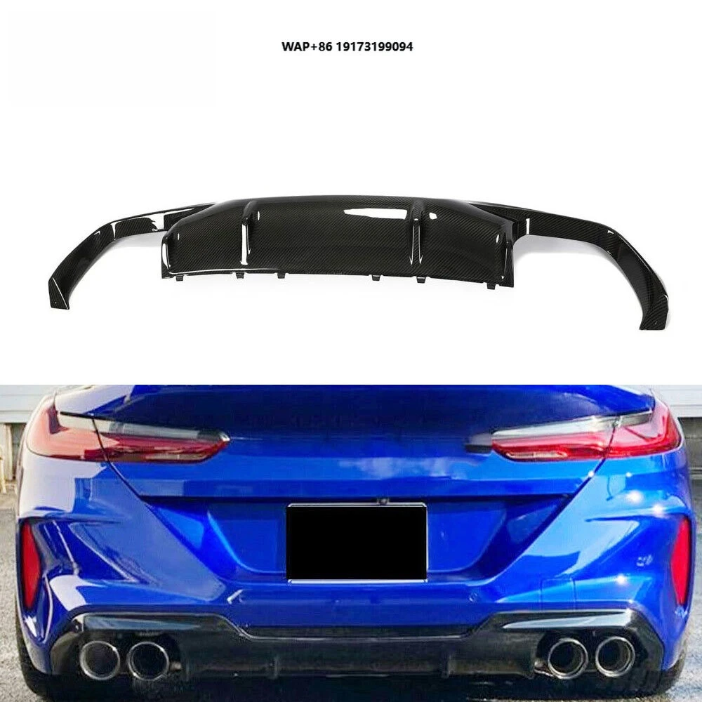 

Prepreg Dry Carbon Fiber F93 Rear Bumper Diffuser Lip for 8 Series F93 M8 Gran Coupe 2019 - 2021