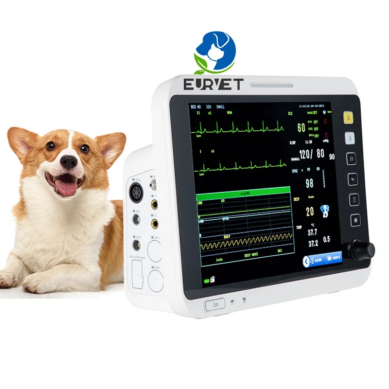 EUR VET Latest Technology Veterinary Patient Monitor Excellent Veterinary Equipment Veterinary Monitor Portable