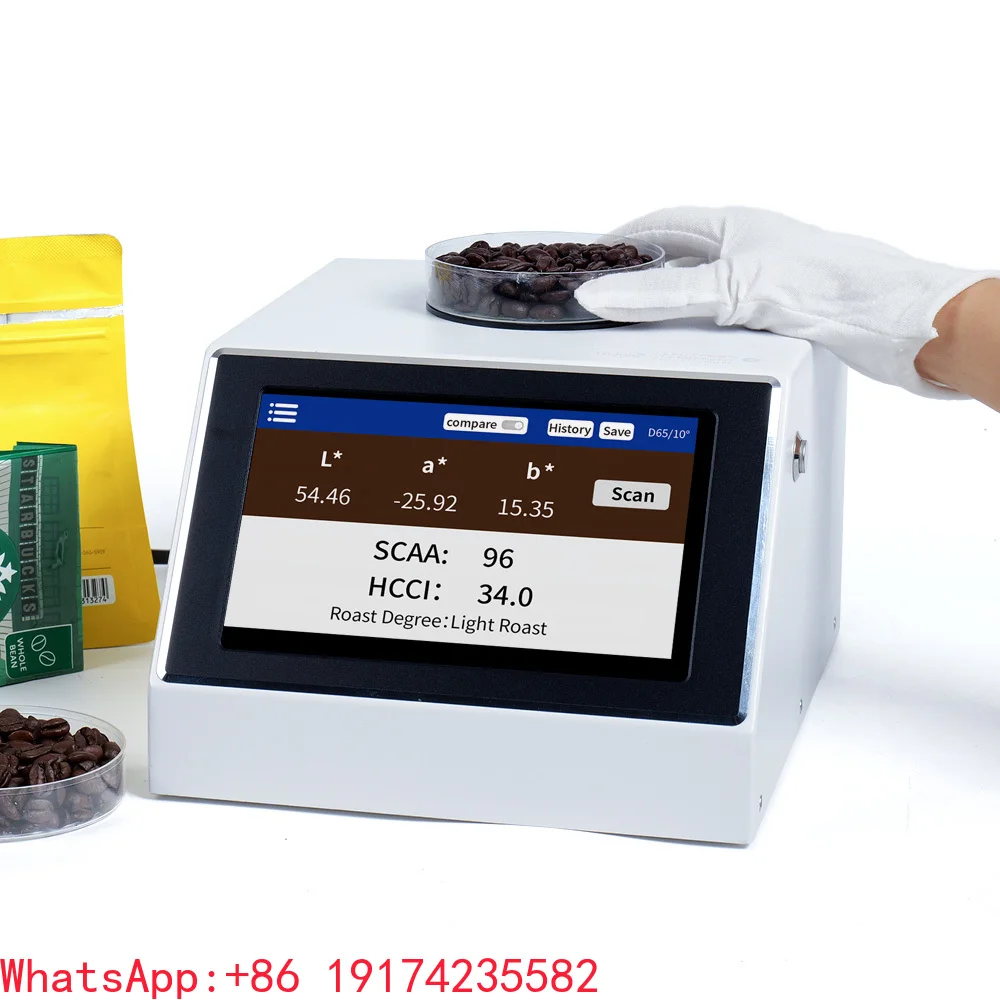 Wholesale LS177C Coffee Bean Spectrophotometer SCAA Roast Analyzer Agtron Colorimeter OEM Full Spectrum LED 1 Year Warranty