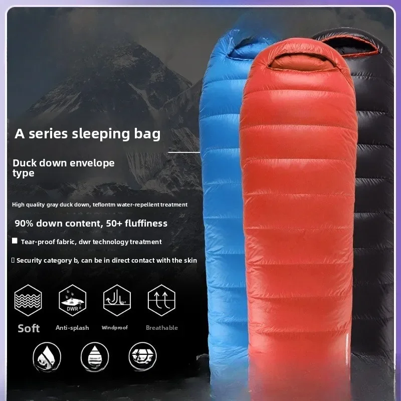 Upgrade the new A1500 ultra-light down sleeping bag (envelope type) duck down sleeping bag