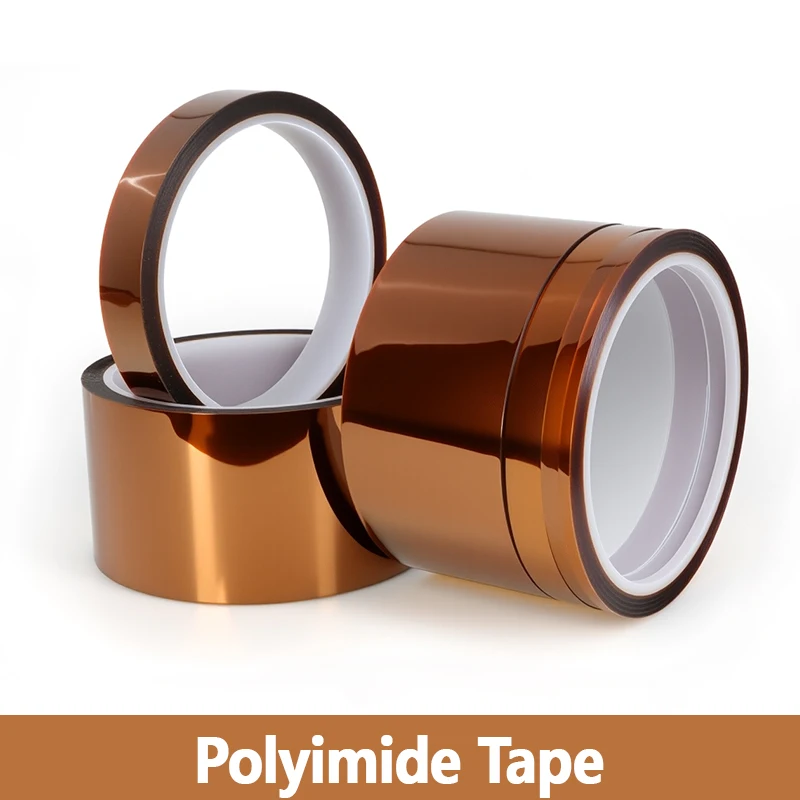  3mm-100mm Polyimide Electrical Tape Temperature Resistant BGA Thermal Insulation Tape Board Repair For 3D Printing Protection