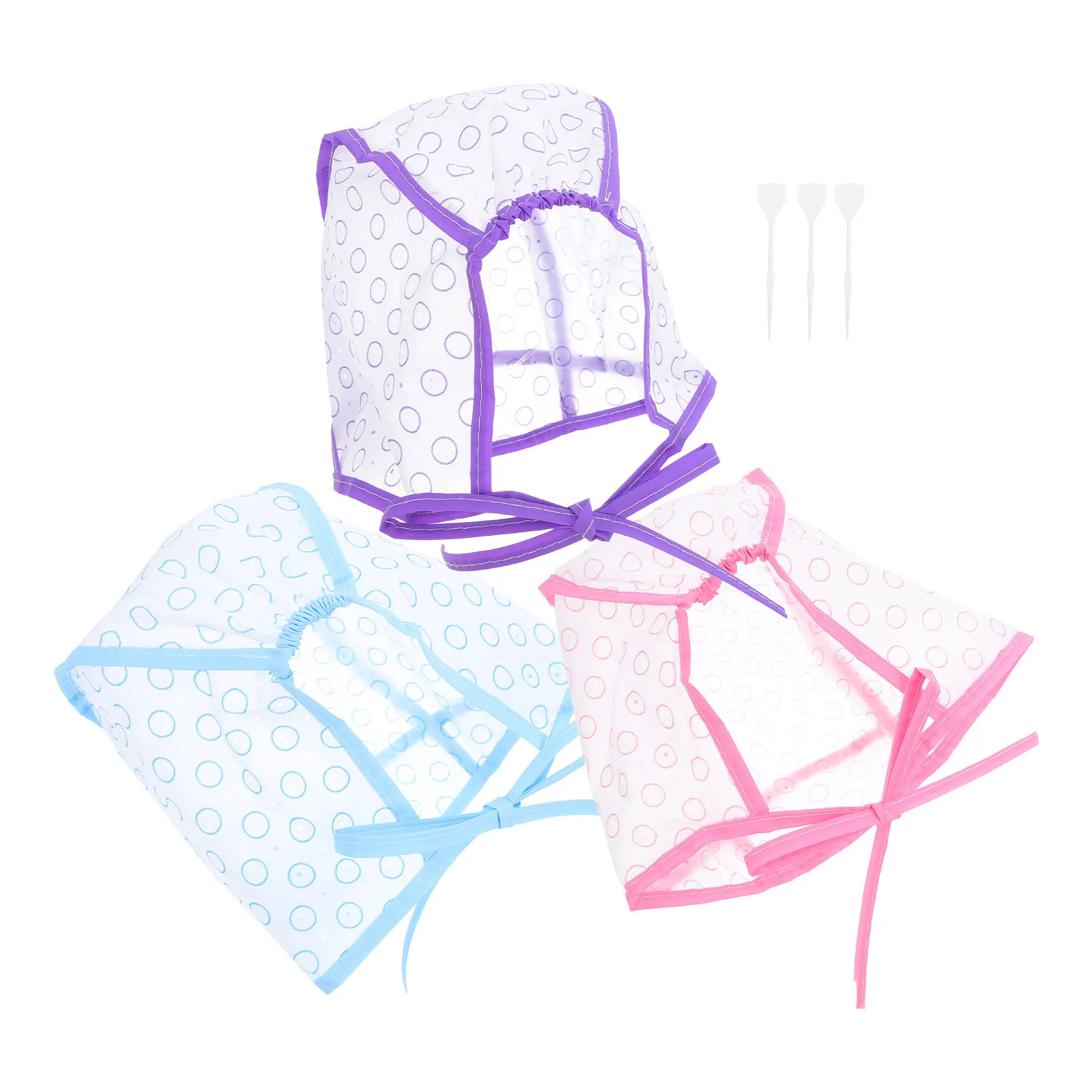 

Набор из 3 комплектов: колпачки для мелирования и крючки для окрашивания волос – профессиональные аксессуары для легкого разделения прядей дома или в салоне.