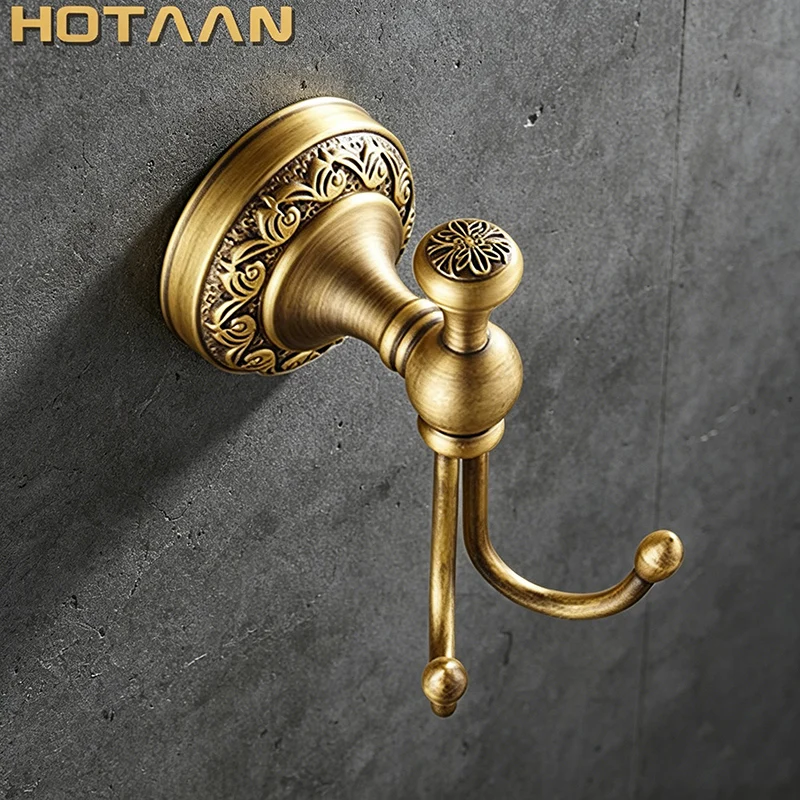 . Robe Hook,Clothes Hook,solid brass Construction with antique brass finish,Bathroom hook,YT-12602