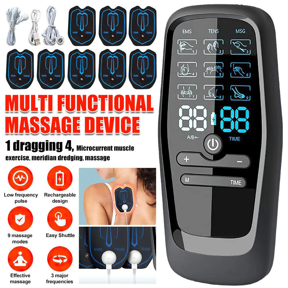 Rechargeable Dual-Output TENS Massager