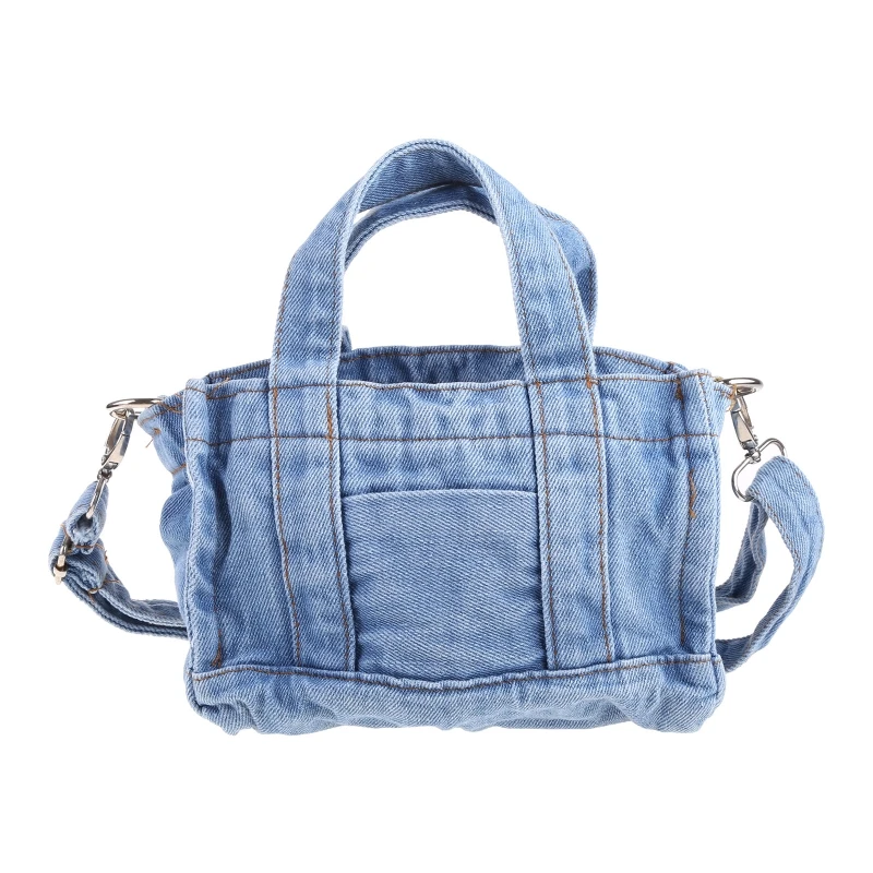 Bolsa feminina pequena jeans bolsa ombro mensageiro bolsa crossbody bolsa verão