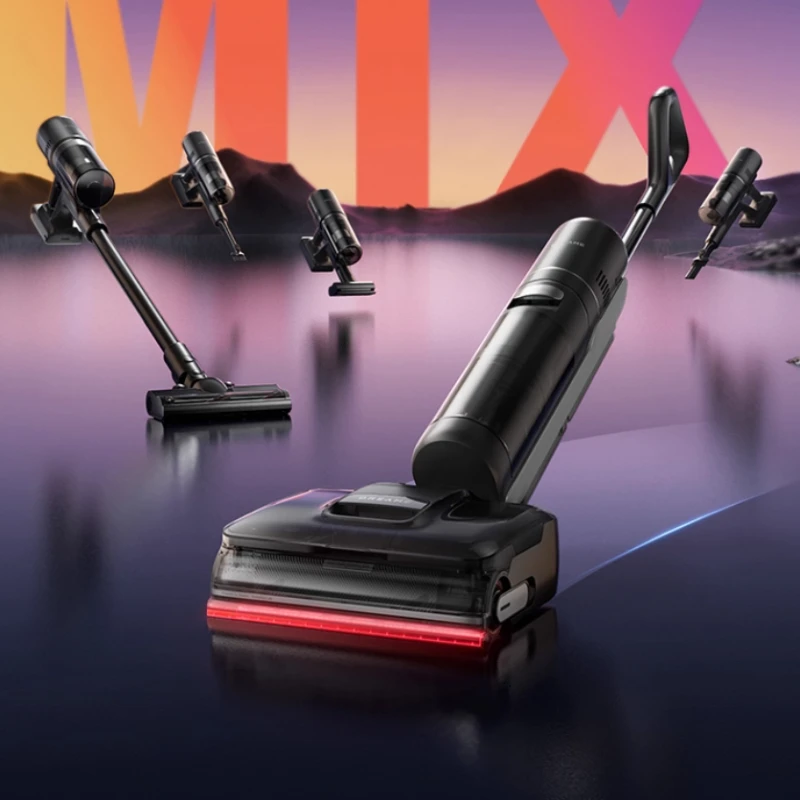 شحن مجاني Dreame 5-in-1 جهاز تنظيف الأرضيات بذراع ميكانيكي T50Mix مكنسة كهربائية، إزالة العث، لا بقع مائية، لا انسداد، #2