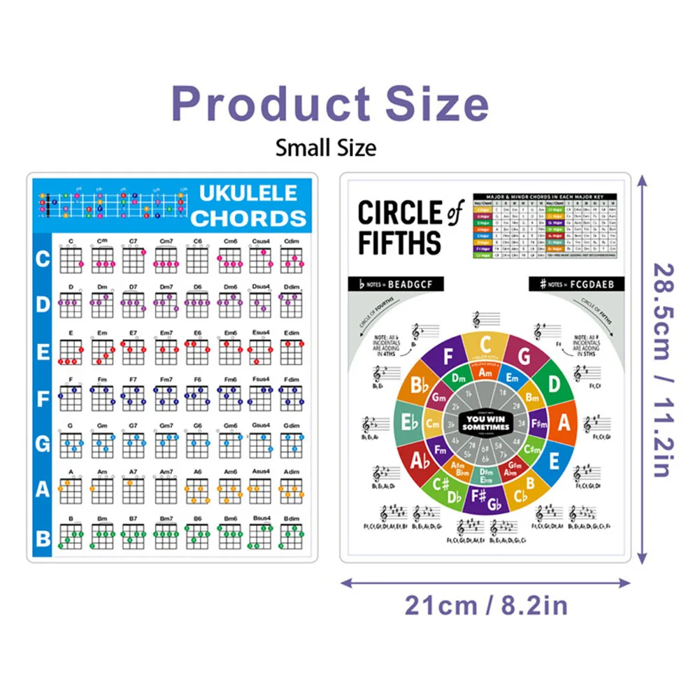 

High Quality Musical Instruments New Style Ukulele Chart Ukulele Chart Finger Practice For Music Learning Education