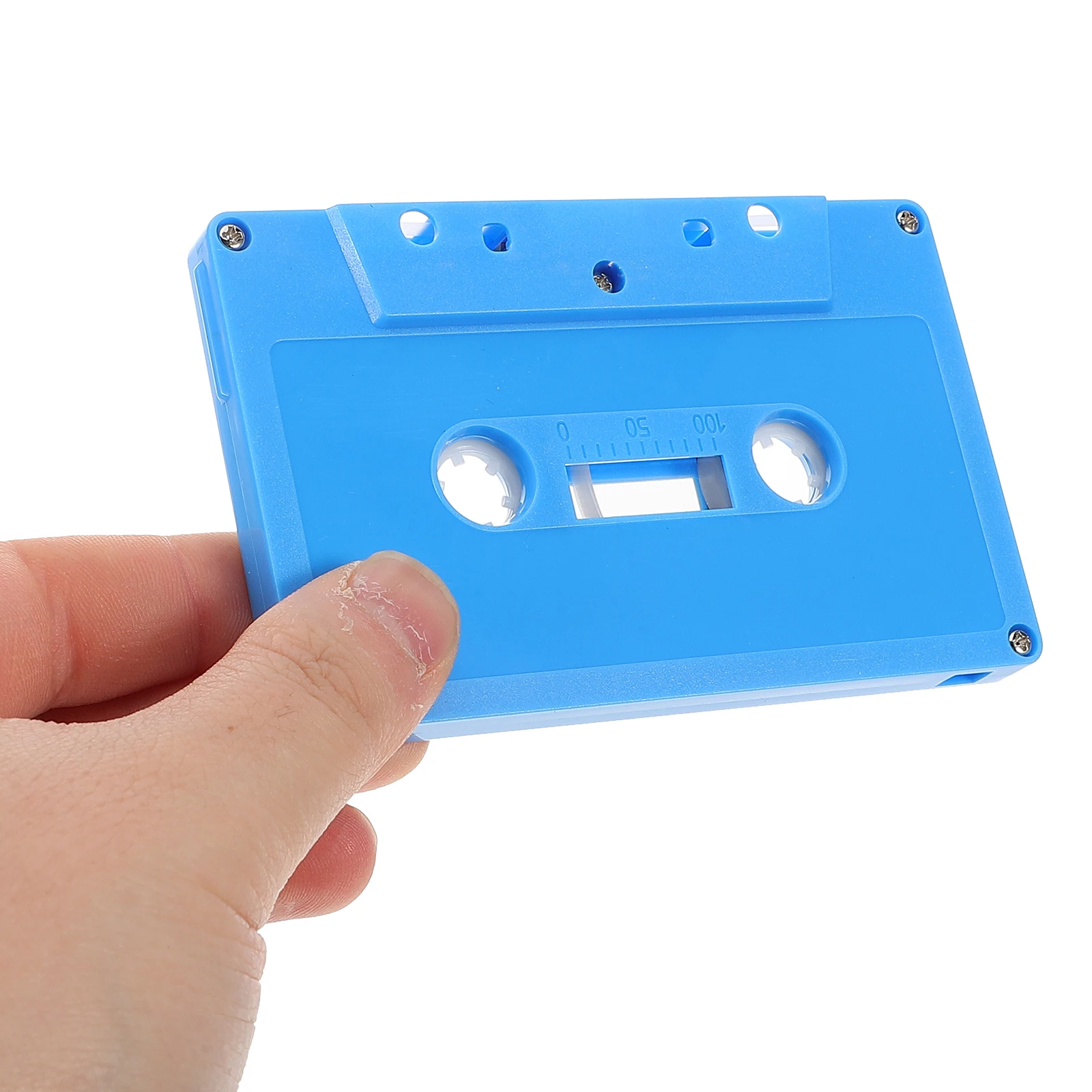 

2pcs Retro Colorful Decorations Blank Audio Music Party Supplies Empty Tapes Vintage Style Diy Decorative Tape