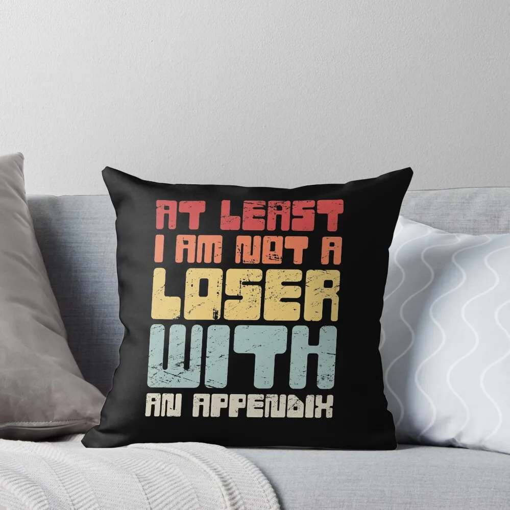 Funny Appendicitis Surgery Gift - Appendix Throw Pillow Couch Cushions Sofa Cushion Cover Bed pillowcases pillow