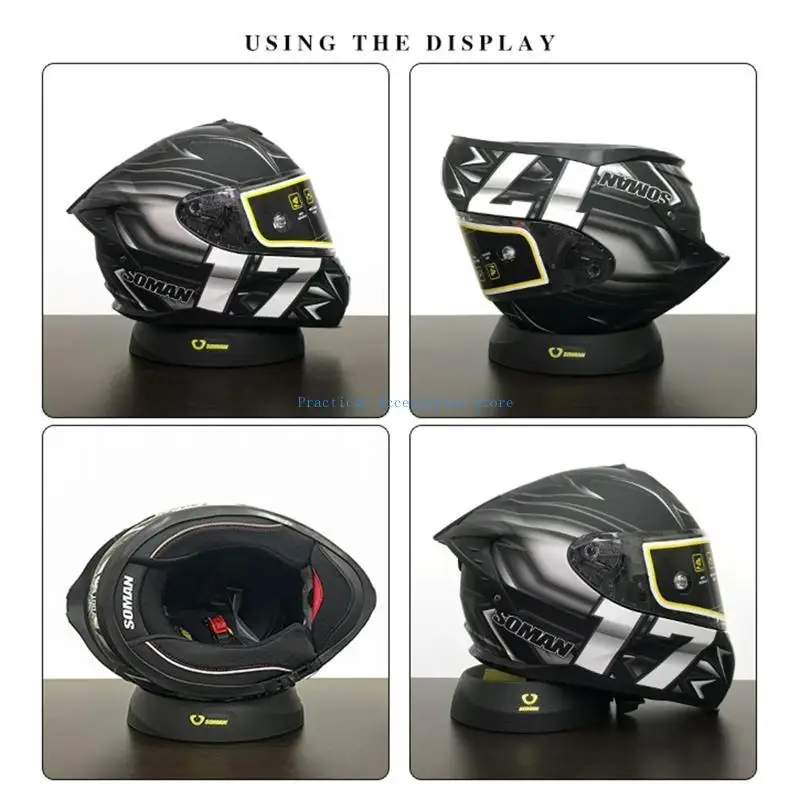 

U75E Helmet Holder Rack Hook Helmts Stand Helmet Support Pad Helmet Donut Ring Motorcycle Accessories