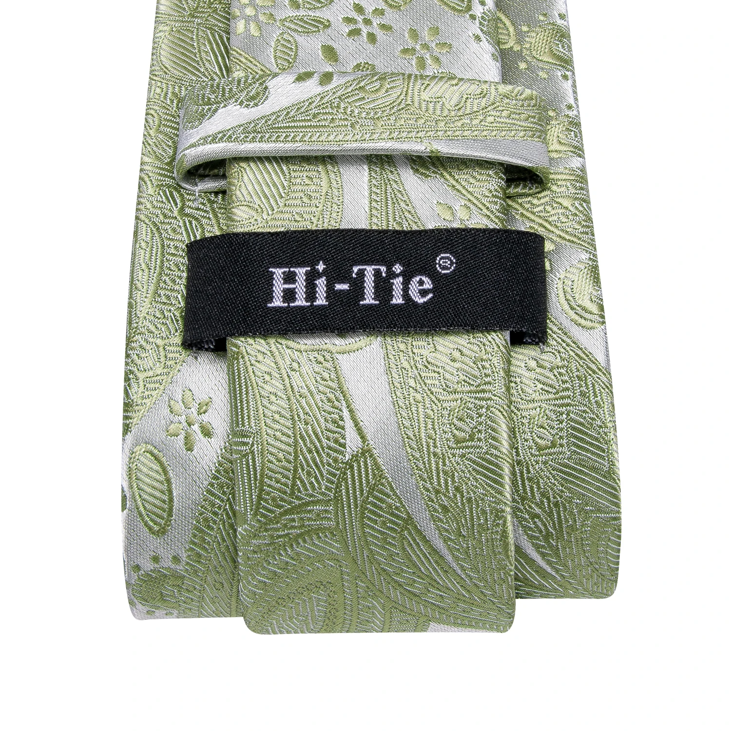 Paisley Sage Green Herrenkrawatten, einfarbig, 8,5 cm, Jacquard-Krawatte, Accessoires, Alltagskleidung, Krawatte, Hochzeitsgeschenk, 3er-Set – Detail 6
