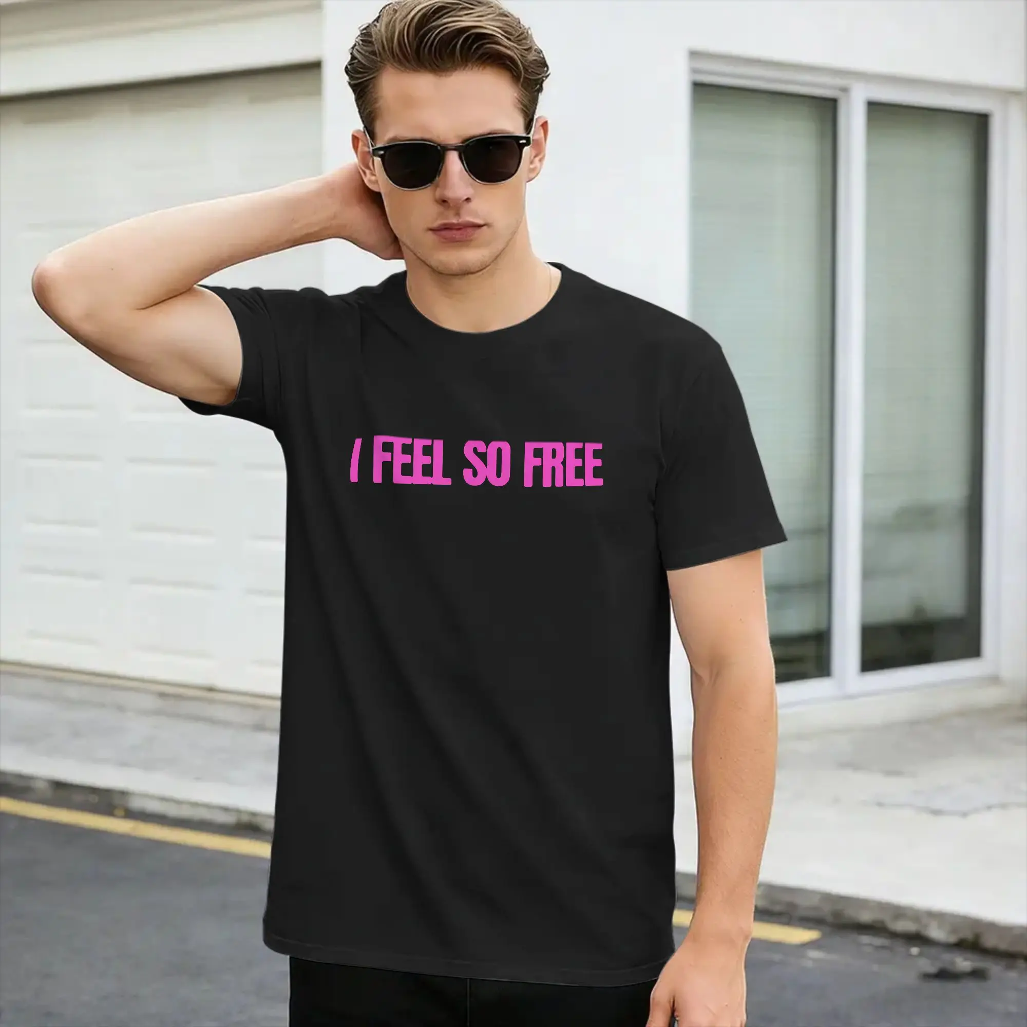 Men Women T Shirt I Feel So Free Album 2026 M-MadonnaS T-Shirts Harajuku  Summer Tees Vintage Cotton Tops Gift Idea,