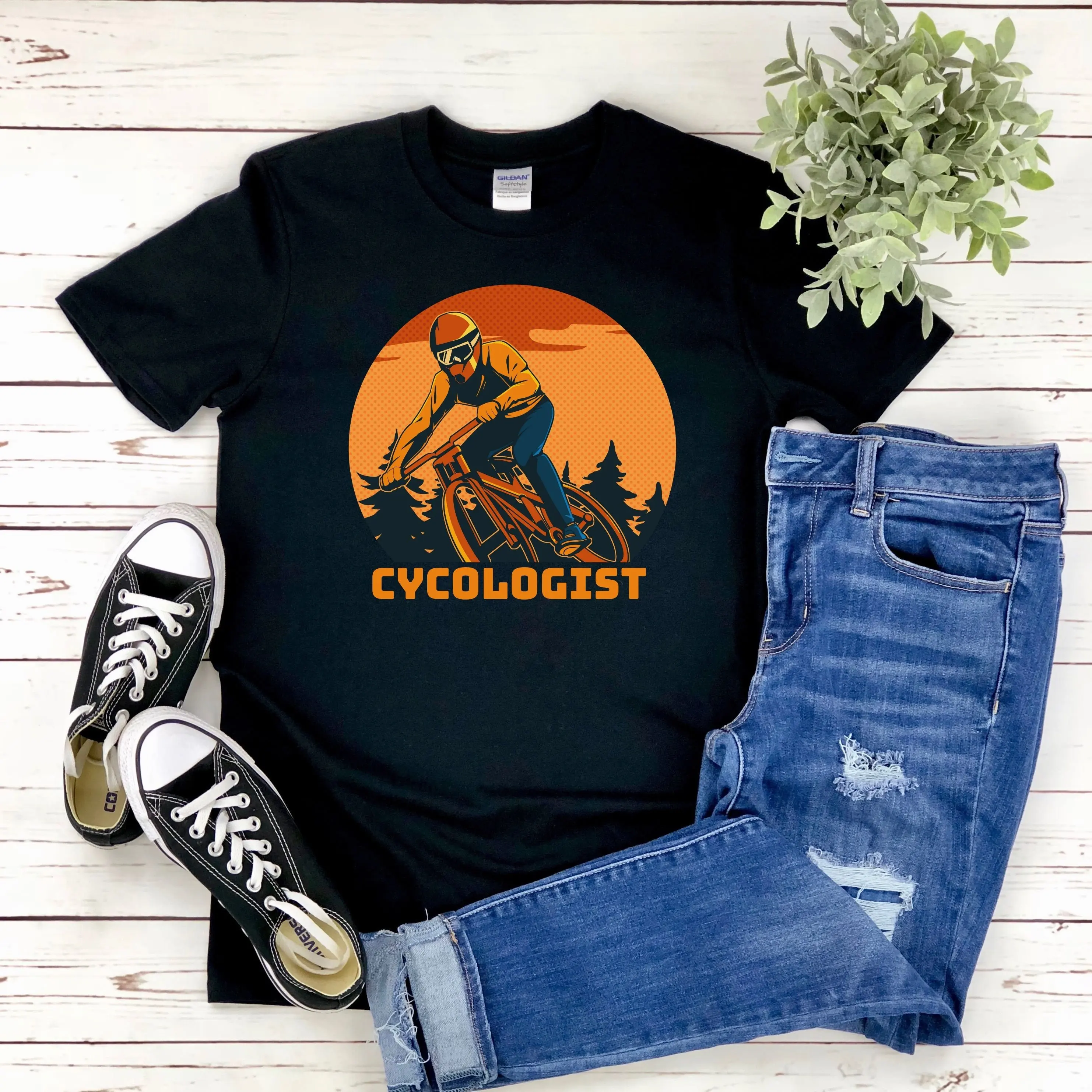 Cycologist Cycling Bicycle Retro Cyclist Mtb Hobby Velo Life Ride Mountain Bike Touring Sport T Shirt Sweater