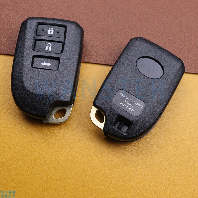 2 3 Button Car Key Fob Shell Case Housing for Toyota Aygo 2017 2018 Yaris X Porte Spade Hiace Regiusage Vios Verso Camry Corolla view 2
