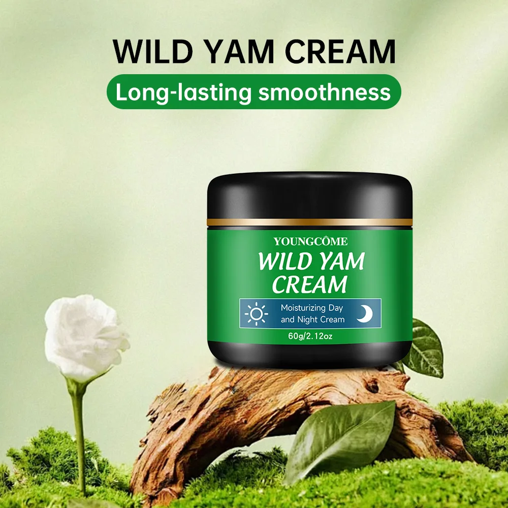 YOUNGCOME Wild Yam moisturizing day and night cream,Whitens and Moisturizes Facial Skin face cream Repairs damaged facial skin
