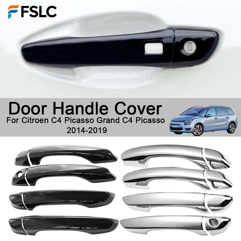 

Car Decoration Door Handle Cover For Citroen C4 Picasso Grand C4 Picasso 2014-2019 Cars Accessories Styling Upgrade