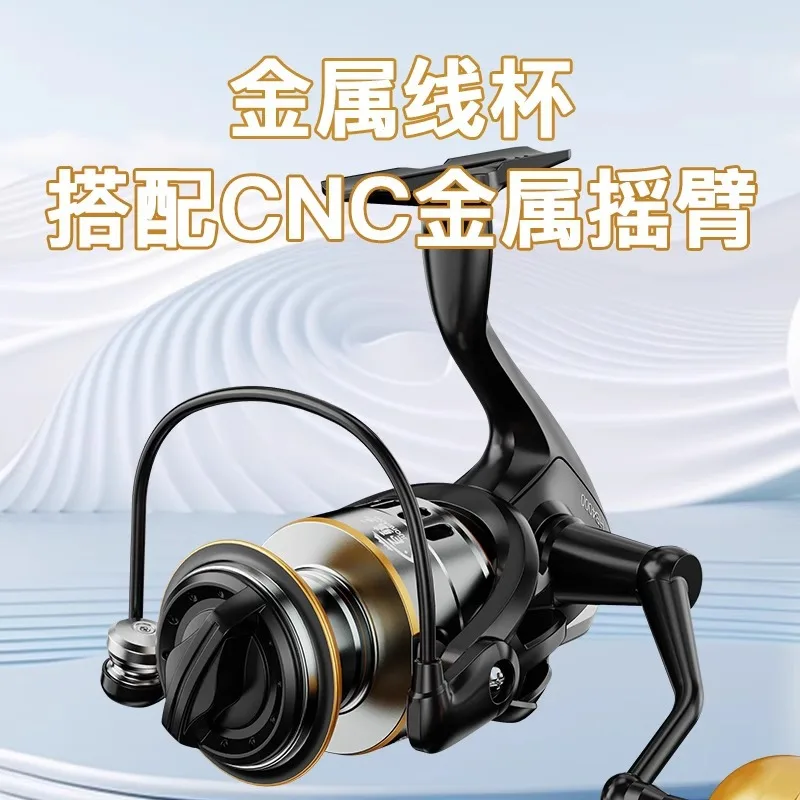 メタルスピニングフィッシングリール、淡水・海水での遠投に最適 - Ice Fishing Line のレビューと価格