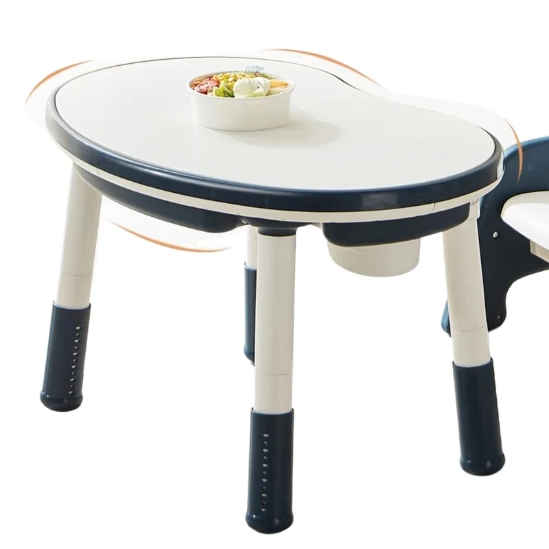 High quality plastic children's activity table children's table and chair set building block table and chair set