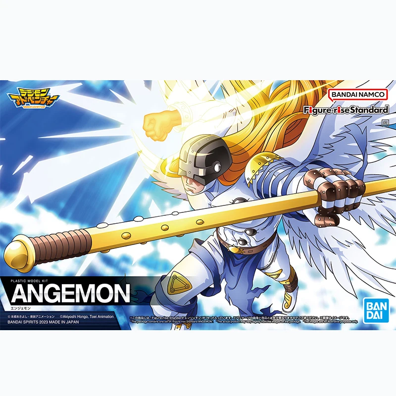 In stock Bandai Original Digimon Adventure animated character Rising Angel Action figure toys Model accessories for children's g