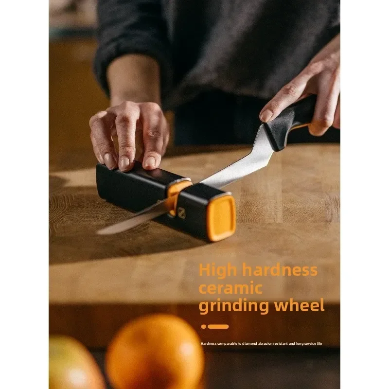 Household quick knife sharpener, knife sharpener, fixed bracket whetstone