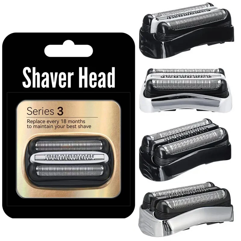 32B/32S Shaver Head for Series 3 Replacement Foil & Cutter Cassette 3000s 3010s 3020s 3030s 3040s 3050cc 3070cc 3080s 3090cc