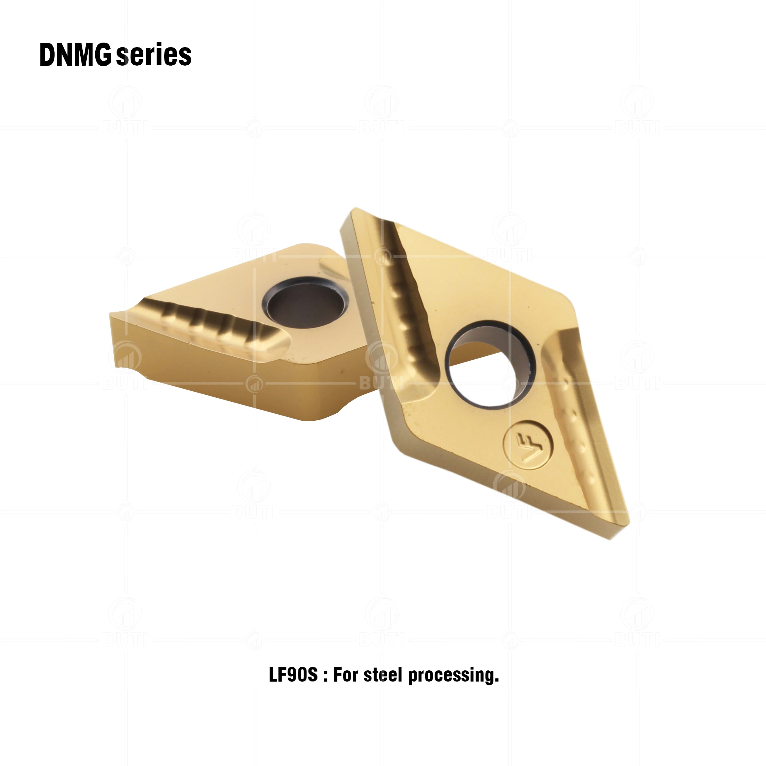Imagem -05 - Deskar-cnc Lathe Cutter Ceramic Turning Tool Lâminas de Carboneto Externas Ferramenta de Corte Alta Qualidade 100 Original Dnmg150404r-vf Lf90s