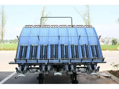 8 rows riding type rice transplanter