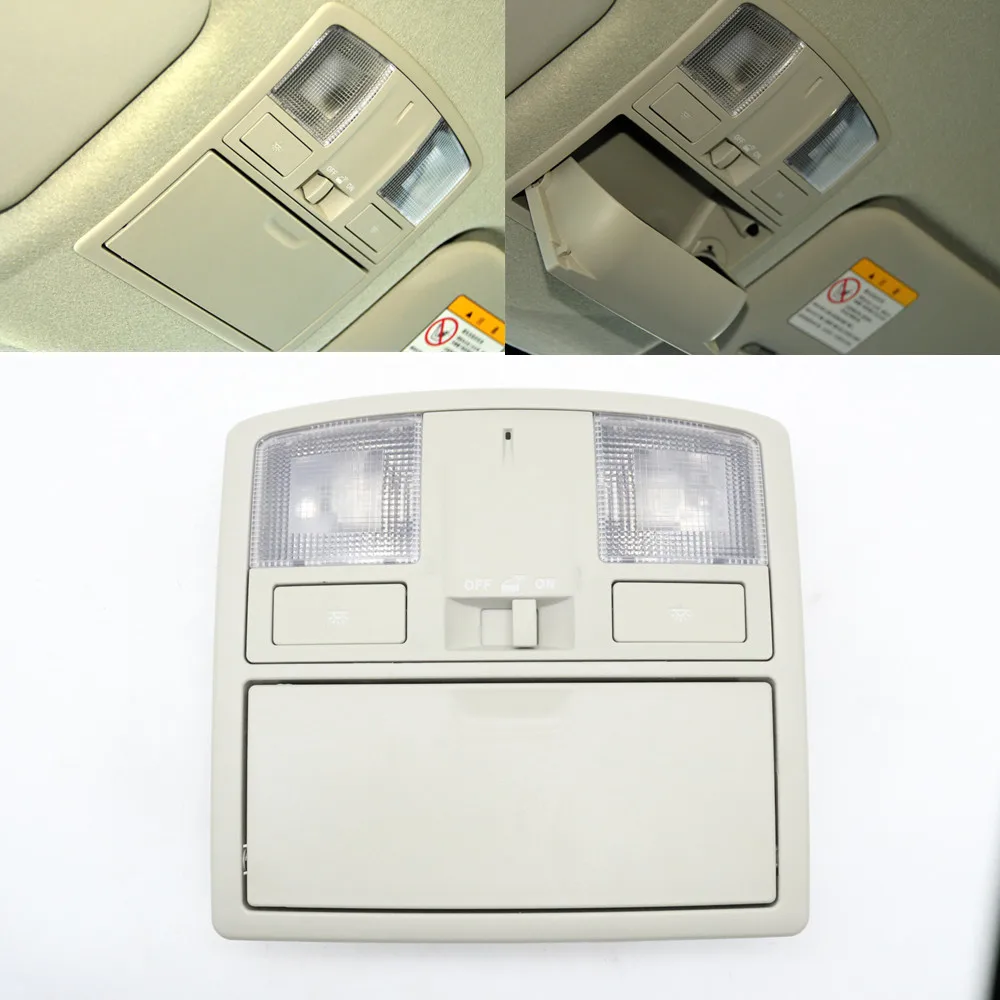 

Front Interior Roof Dome Reading Lamp Light Switch Storage Box Assembly For Mazda 3 BL 2009 2010 2011 2012 2013 BBM6-69-970