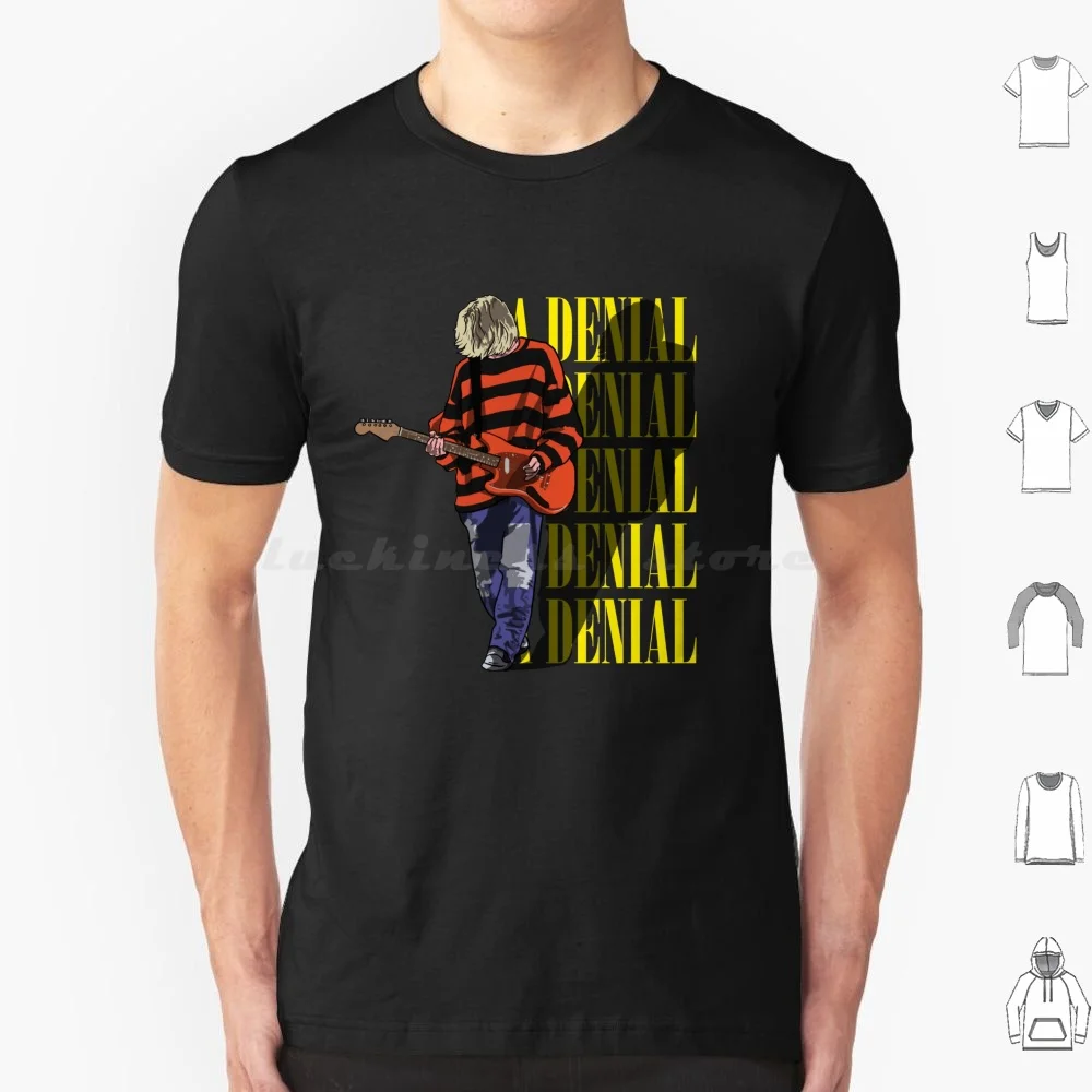 A Denial T Shirt Men Women Kids 6xl Kurt Nevermind Grunge Seattle Metal Heavy Metal Smells Like Teen Spirit Music Lyrics Guitar