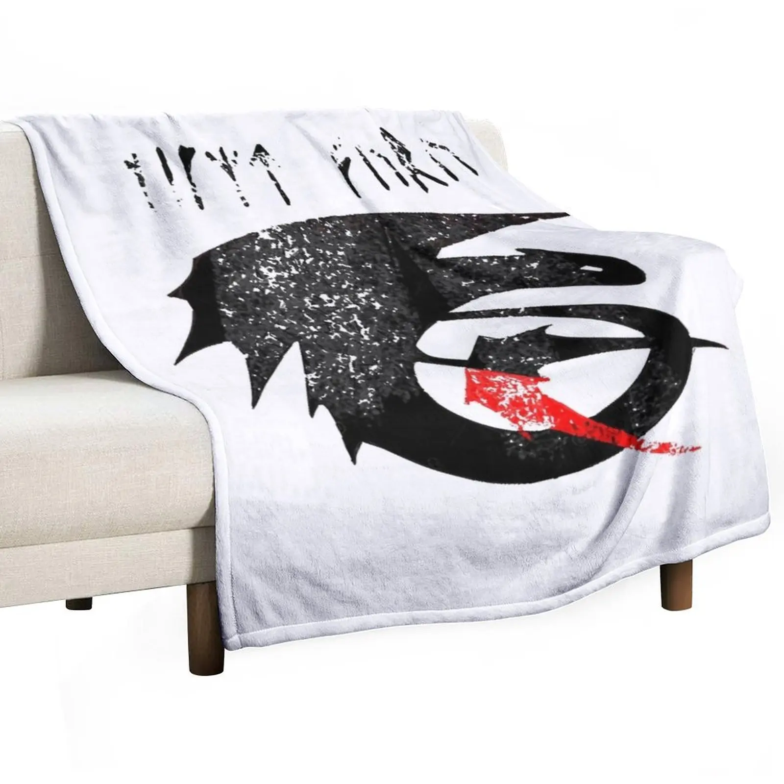 

HTTYD Strike Class Symbol Throw Blanket Reusable Durable Soft Blanket for All Seasons
