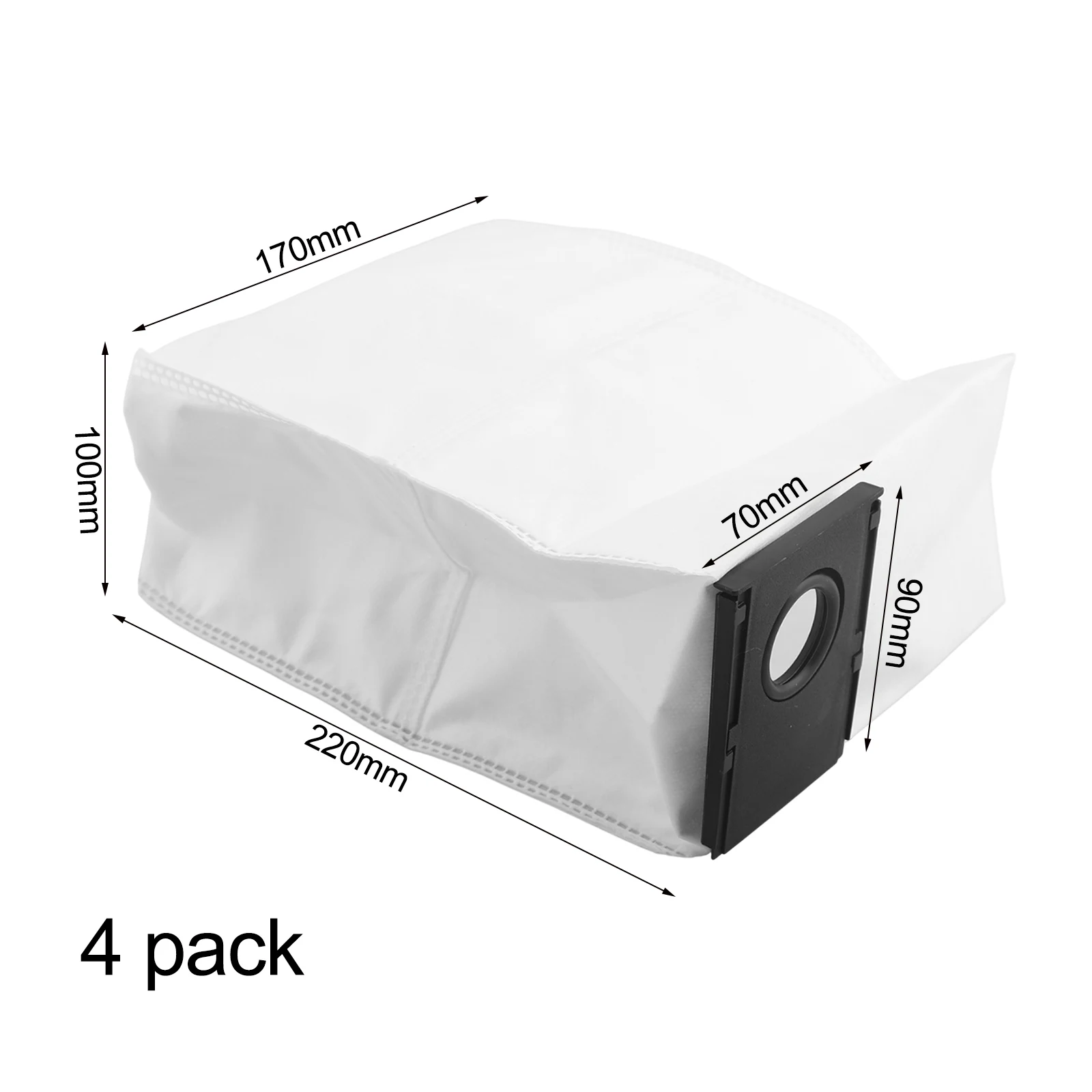 Easy Installation Bags Large Capacity Dust Bags Home Cleaning Vacuum Maintenance Easy Install Vacuum Bags Generous Bag Capacity