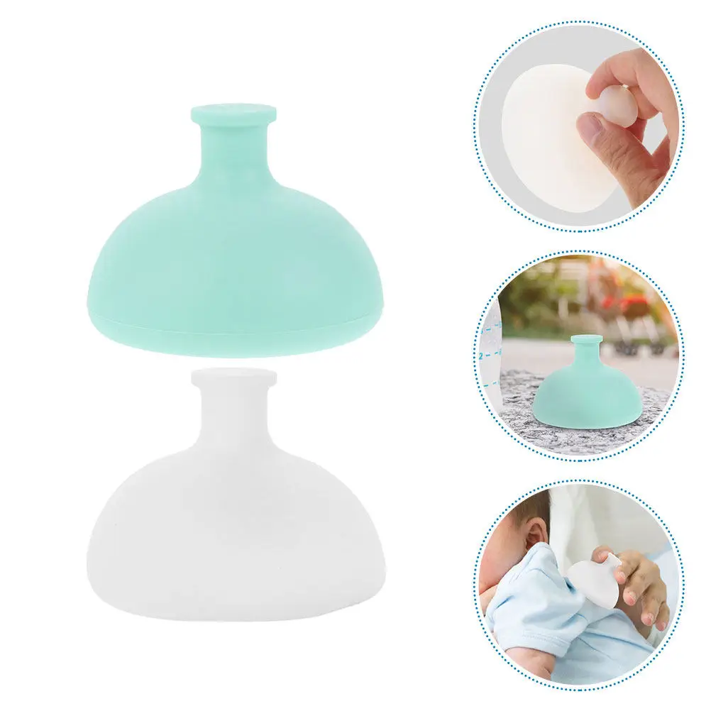 

Набор из 2 силиконовых чашек для отсасывания мокроты, прибор для удаления слизи из легких у младенцев, очиститель отхаркивания для младенцев, детские аксессуары