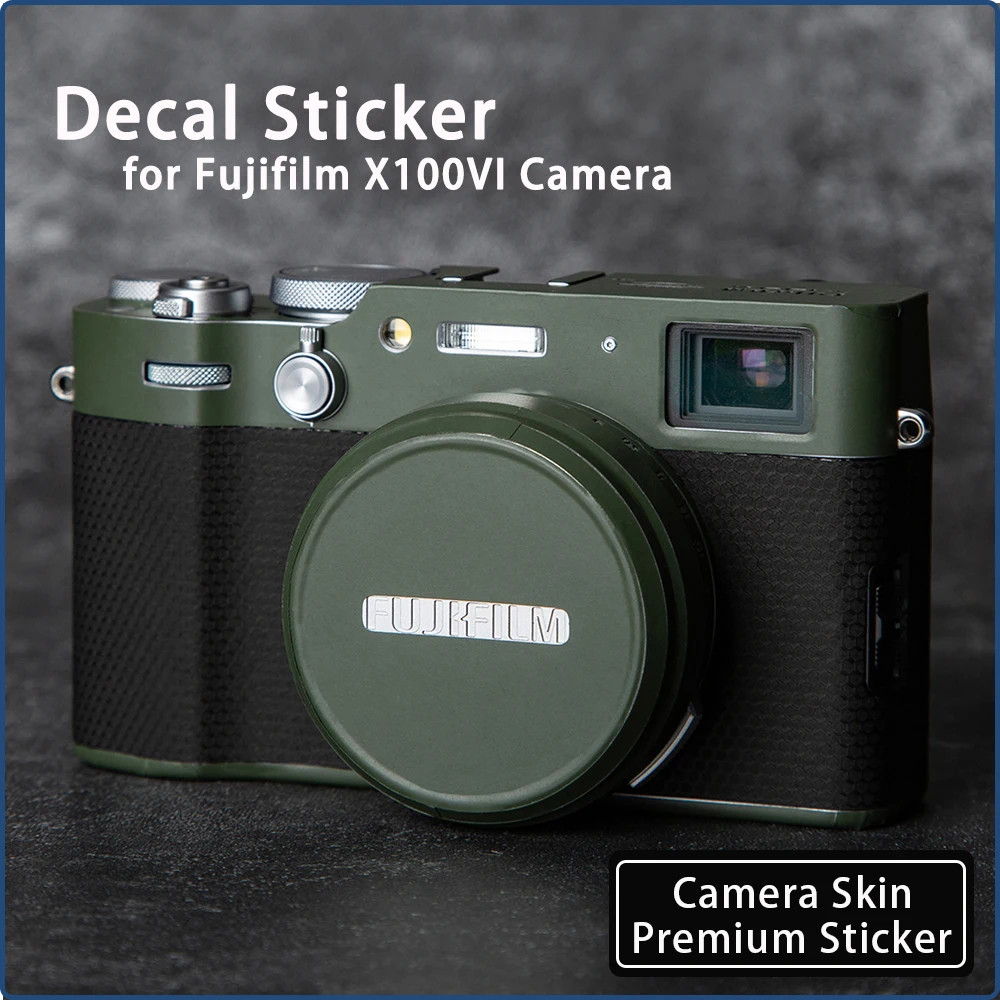 

X100V Wrap Cover Protective Film Decal Sticker for Fujifilm X100VI Camera Skin X100VI Protector Cover Film Decal Skin Wrap Cover