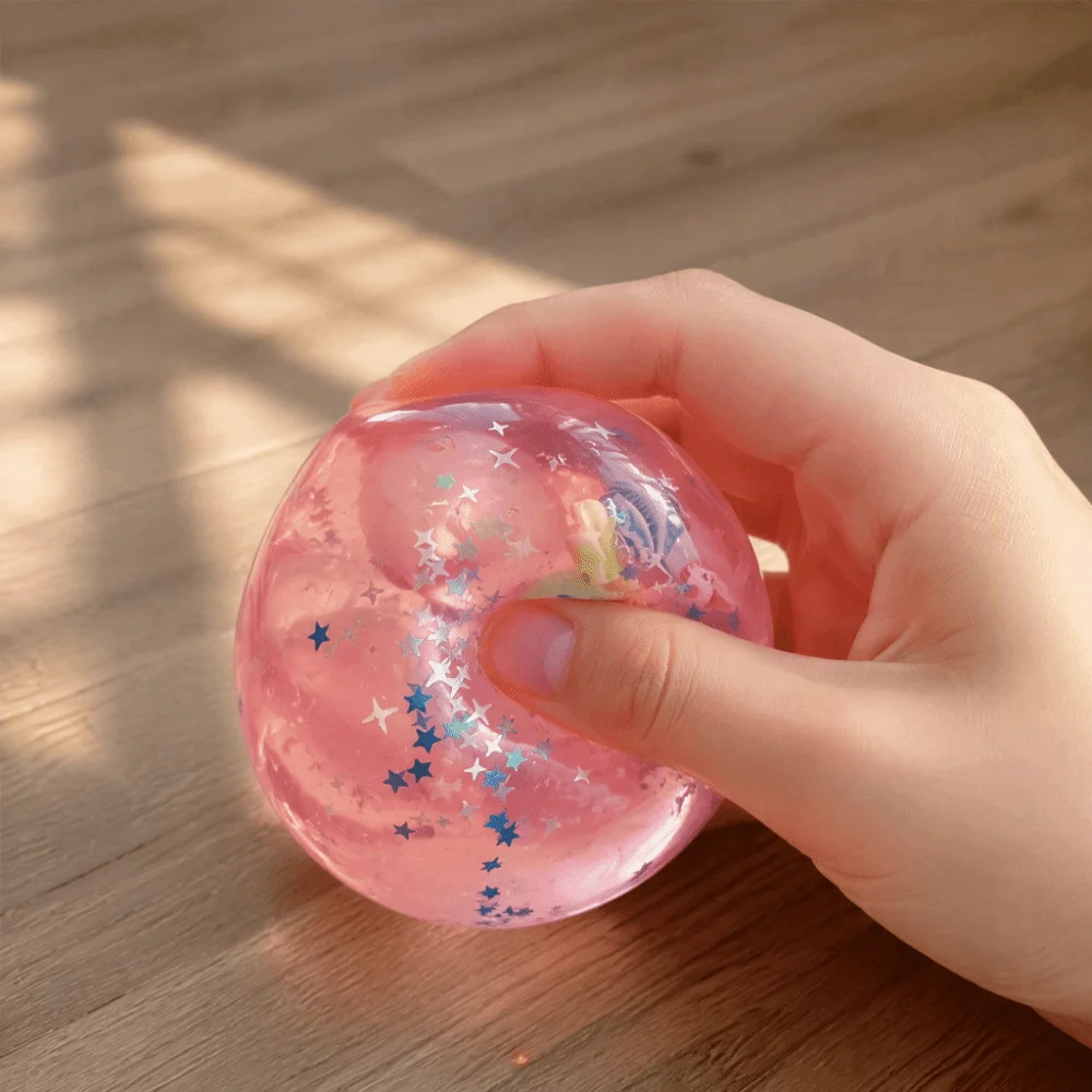 Squishy Ball Shell Squishy Toy Slow Rising Slow Rebound Sensory Toy Colorful Ocean Style Fidget Toy Party Gifts