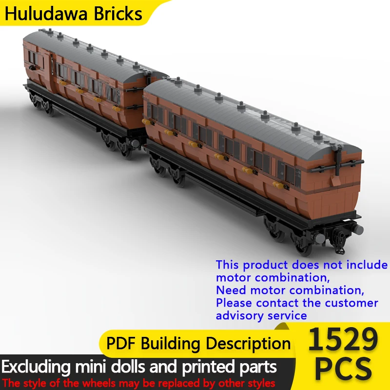 

Модель городской автомобиль MOC, строительные кирпичи, предварительная грунтовка поезд Боджи, модульная технология, детские праздничные подарки, сборный игрушечный костюм