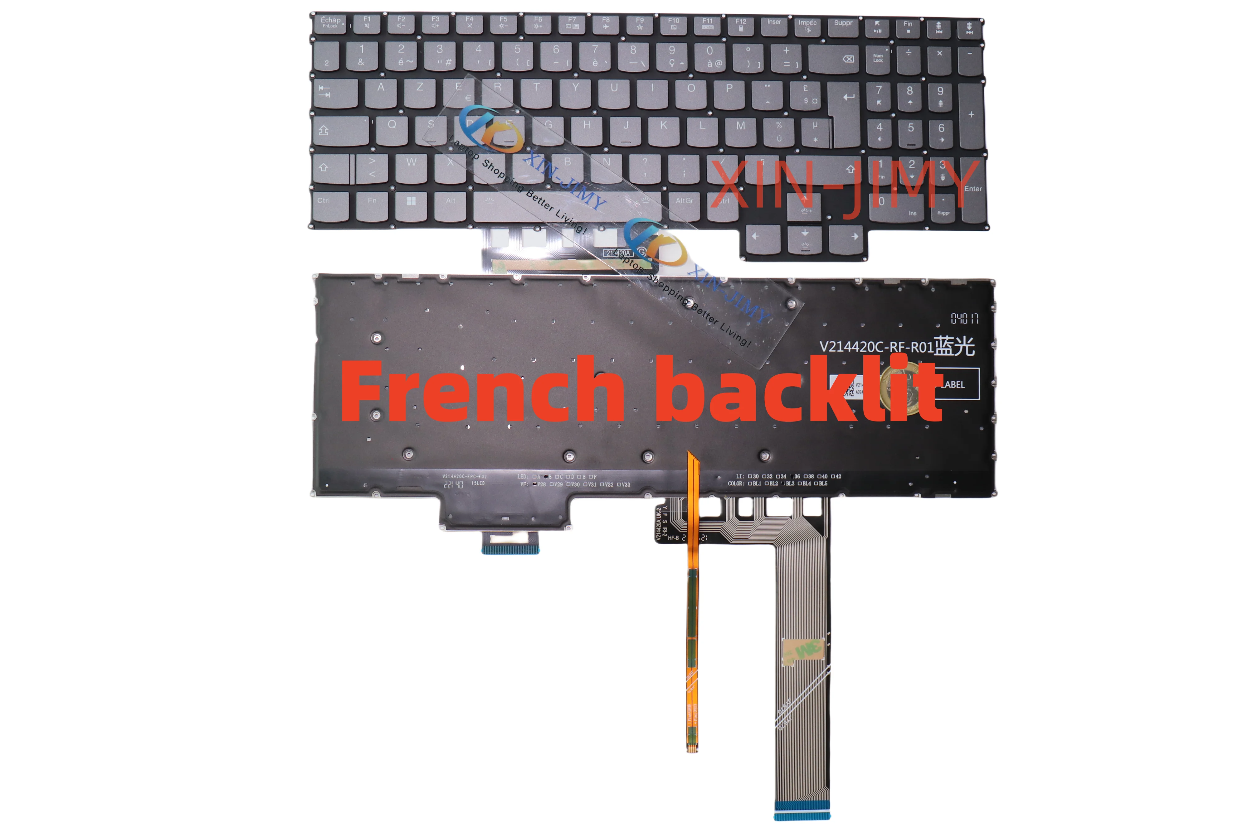 FR Frech backlit Laptop keyboard for Lenovo Legion 5 pro 16ITH6 16ACH6H 16IAH7H 15ACH6 17ACH6